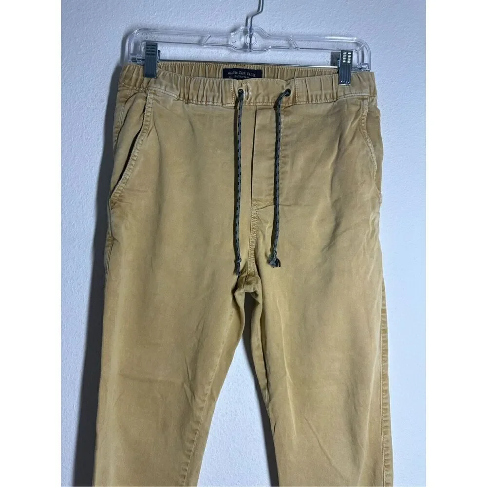 American Eagle Outfiters Men’s Cotton Blend Joggers Tan Size XS